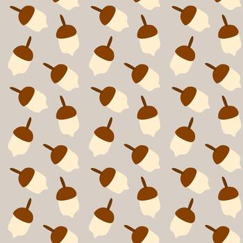 Autumn element seamless pattern vector