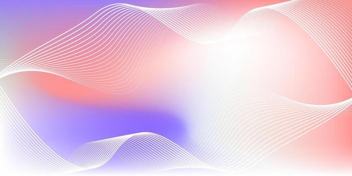 vistoso resumen degradado antecedentes con dinámica fluido líneas. vector