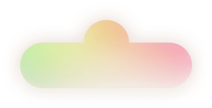 degradado neón redondeado rectángulo con parte superior Hazme circulo icono multicolor forma con suave resplandor para web y aplicación interfaz, ui ux diseño elemento, vistoso llamada a acción gráfico png