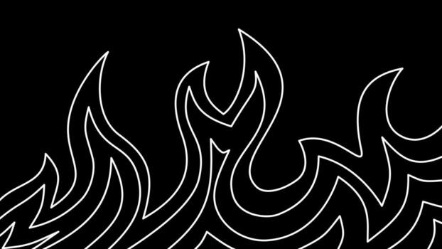 negro fuego antecedentes para bandera. fuego antecedentes. fuego fuego sin costura modelo antecedentes. fuego sin costura modelo. vector