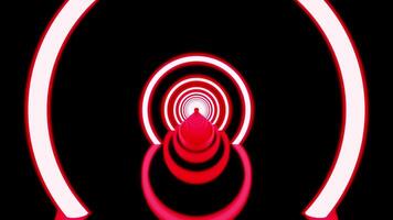 rosso inferno illuminazione fioritura il giro tunnel vj ciclo continuo sfondo animazione video
