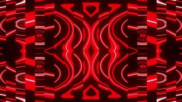 rojo animado antecedentes patrones vj lazo para fiesta con brillante líneas video