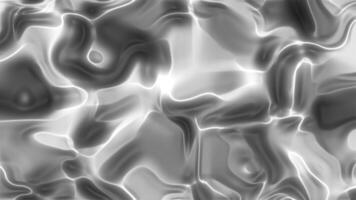 Grayscale abstract pattern resembling light reflections on water. Suitable for backgrounds, textures, design elements, and artistic projects. video