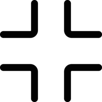 Full screen icon set. Expand size icons. Trim view sign. Enlarge screen symbols. arrows pointing outward expansion. extend image collection. vector