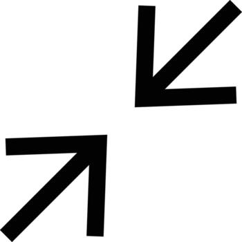 Full screen icon. page open new window icon symbol. Arrow Pointer Increase Stretch Magnifies Enhance. Arrows symbol. vector