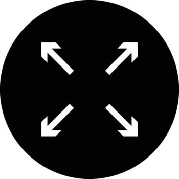 Full screen icon. extend image collection. Expand Reduce icons Button. Maximize icon symbol. Trim view sign. Arrows symbol. scalable big size window sig vector