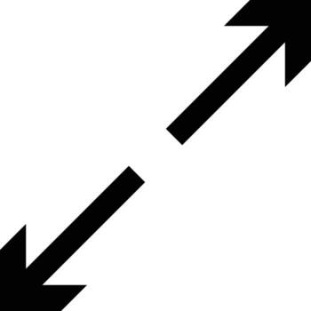 Full screen icon. extend image collection. Expand Reduce icons Button. Maximize icon symbol. Trim view sign. Arrows symbol. scalable big size window sign. vector