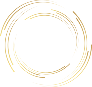 Gold circular technology speed lines png