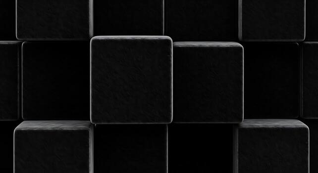 negro cubitos geométrico modelo resumen moderno diseño para digital y artístico utilizar foto