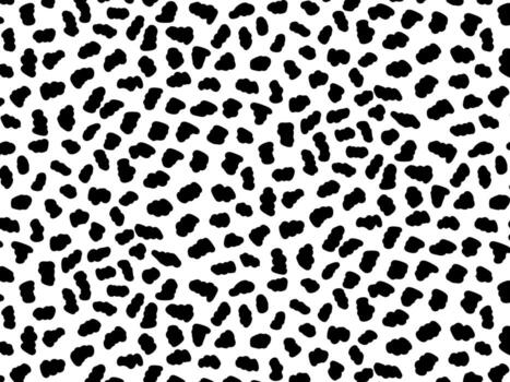 Background abstract doodles pattern with black dots. For branding, textile, design, decoration vector