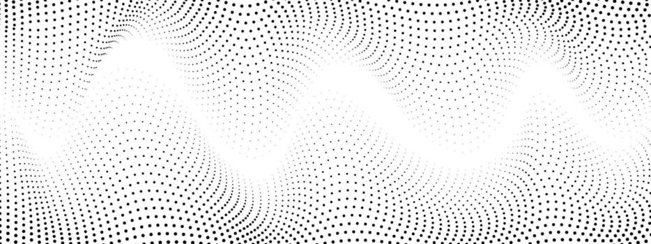 Halftone dot gradient background. Horizontal dotted pattern in vibrant pop art style. Contemporary abstract texture for modern design projects. vector