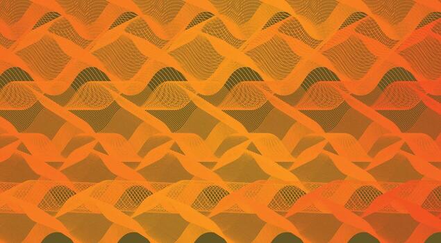 Blend Wavy Lines Curved Smooth Background Orange Gradient Abstract Design Illustration vector