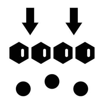 A black and white image of a football field with three arrows pointing to the left vector