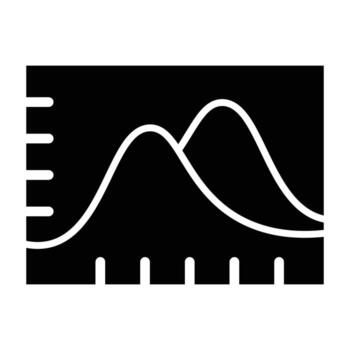 un negro y blanco imagen de un grafico vector