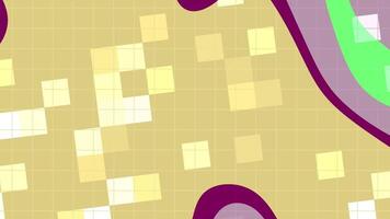 Abstracts Liquid Blink Square Dynamic abstract animation featuring flowing shapes and geometric patterns, creating a visually engaging background video