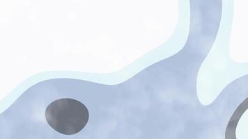 Muted Blue Harmony Abstract shapes animation with soft pastel colors and fluid motion creating a modern and relaxing background video