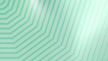 Armada menta frescura elegante menta verde antecedentes animación con geométrico líneas creando un moderno y elegante diseño lazo video