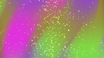 abstracts partiklar färgrik abstrakt animering terar dynamisk mönster med rör på sig partiklar och lutning Färg övergångar bakgrund video