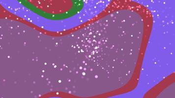 Abstracts Liquid Particles Abstract color shapes animation with floating particles creates a dynamic and visually engaging background video