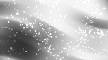 suave acero gradientes elegante gris antecedentes animación con reluciente bokeh luces, Perfecto para agregando un toque de magia y sofisticación video