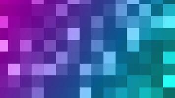 Pixelated Gradient Pattern Purple Teal Background Loop video