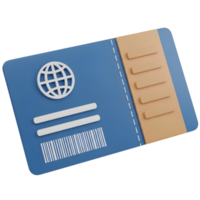 blu viaggio biglietto png