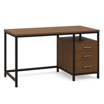 modern arbetsyta design transparent bakgrund funktionell skrivbord kontor miljö elegant miljö bred vinkel se png