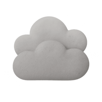 leggero grigio decorativo a forma di nuvola oggetto con un' bene rugosa superficie struttura. png