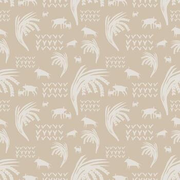 arroz campo sin costura modelo vector