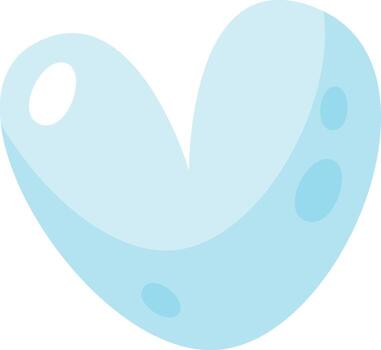 Cloud Shape Heart vector
