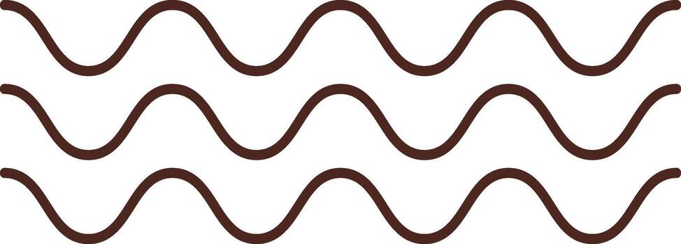 Lined Waves Pattern vector