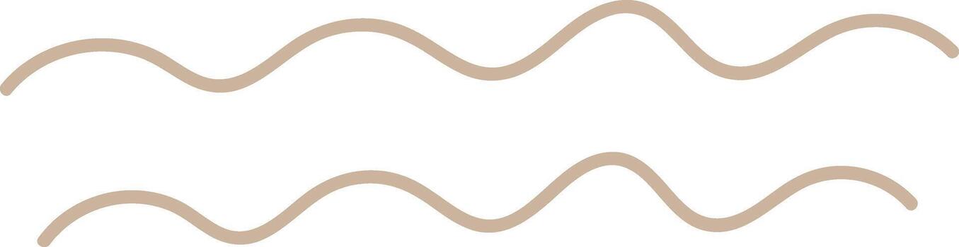 Waves Lined Pattern Illustration vector