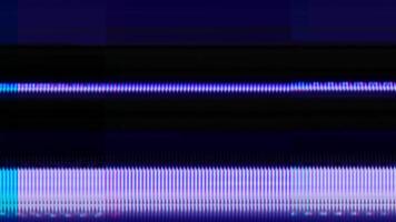 digitale distorsione transizioni con un' rotto segnale effetto. video