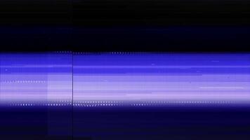 astratto distorsione transizioni e un' dinamico corrotti segnale. video