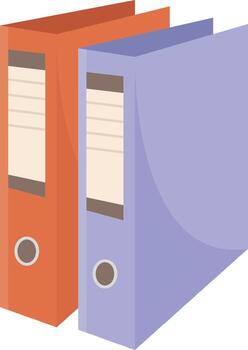 Documents Folders Stack Illustration vector