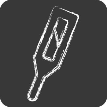 Icon Mercury. related to Waste Sorting symbol. chalk Style. design editable vector