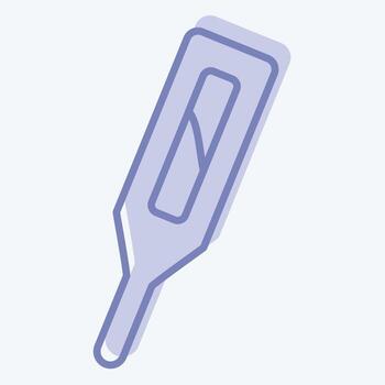 icono mercurio. relacionado a residuos clasificación símbolo. dos tono estilo. diseño editable vector