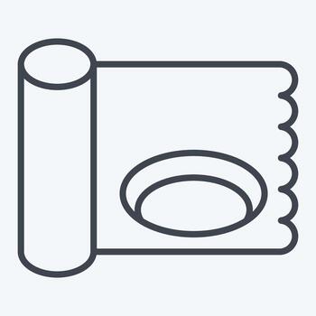 Icon Alumunium. related to Waste Sorting symbol. line style. design editable vector