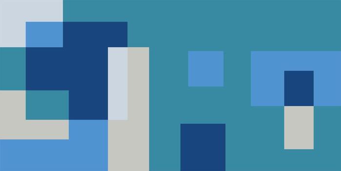 Colorful geometric background, geometric pattern texture, random square shape pattern, abstract pixels with blue colors vector