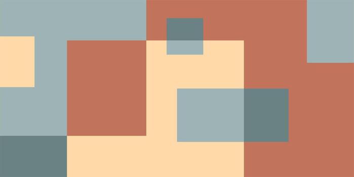 Colorful geometric background, geometric pattern texture, random square shape pattern, abstract pixels with soft colors vector