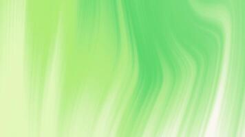 abstrakt grön Vinka mönster. mjuk vätskeliknande strömma i ljus grön nyanser. modern och lugnande bakgrund textur. video