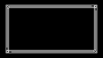 Gekritzel Rand Rahmen Overlay video