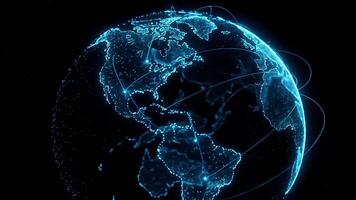 digitale terra collegamento con globale Rete tecnologia video