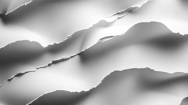 Abstract monotone background with torn paper layers revealing subtle textures and depth behind the top sheet photo