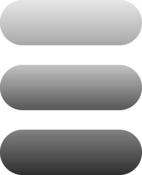 conjunto de plata blanco botones para web y aplicación ui diseño vector