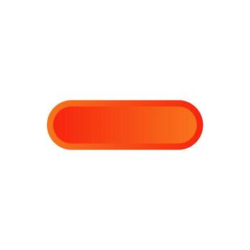 Orange Blank Button for Web and Ap vector