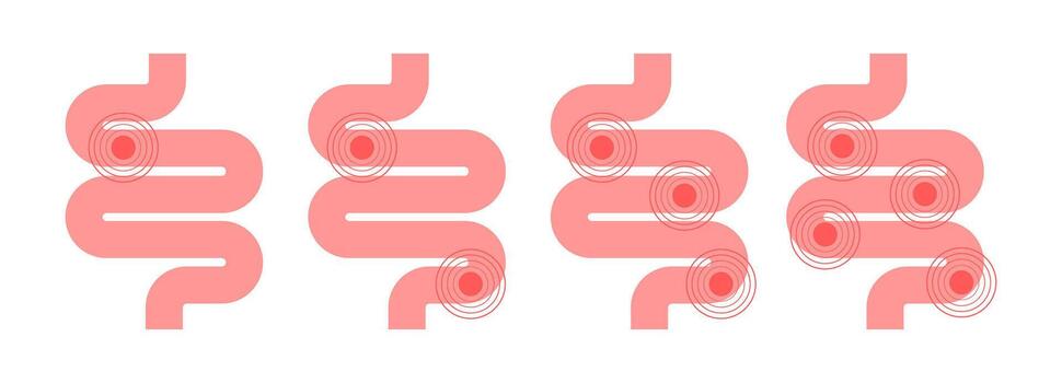 Curvy shapes with circles create a vibrant abstract design. vector