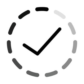 Complete loading process. 100 percent loading. Loading bar. vector