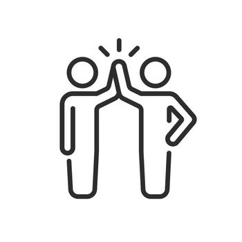 mentor support icon, help, guide, share experience, mentoring concept, illustration, for website, app, ui vector