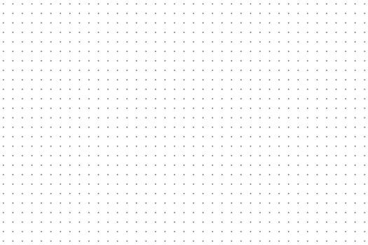 Dotted squared grid graph paper template for notebooks. Dotted simple background. Pattern of bullet journal texture. Printable graphic sheet design. vector